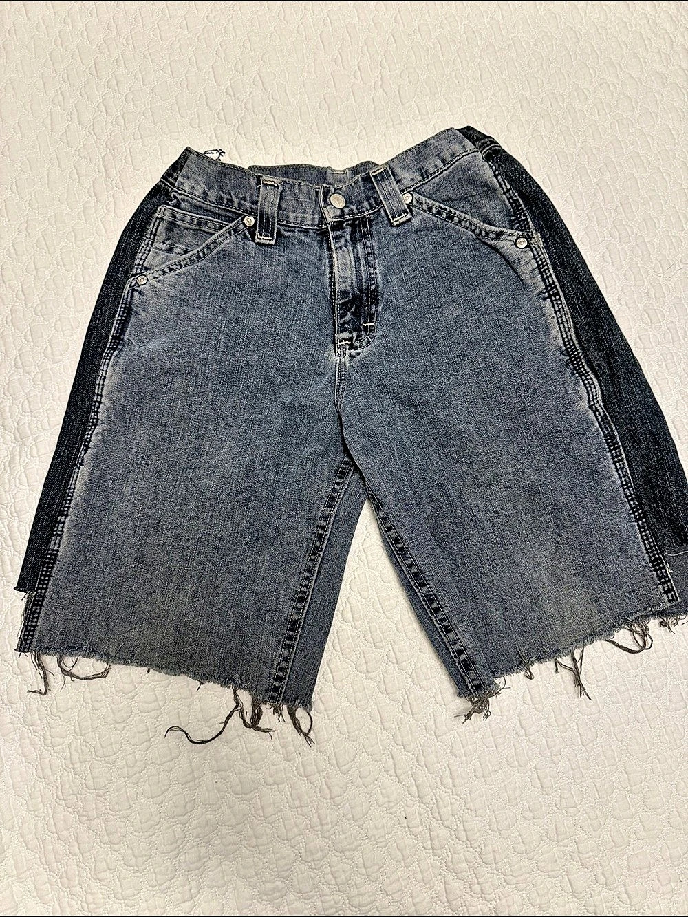 Lee Vintage Lee Dungarees Carpenter Denim Shorts Men's Gray Cargo Denim Shorts